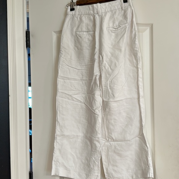 Aritzia wilfred limitless linen cropped pant -WHITE - Picture 6 of 6